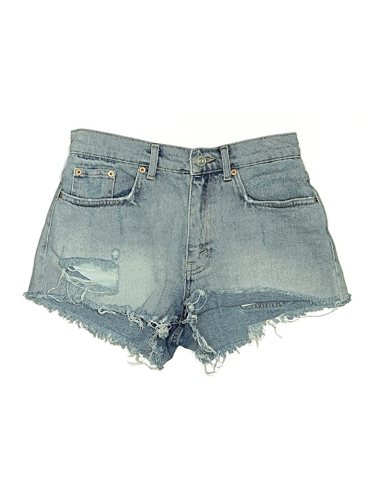 Pre-owned Bdg Denim Shorts In Blue