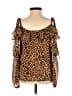 Lovers + Friends 100% Polyester Brown Long Sleeve Blouse Size XXS - photo 2