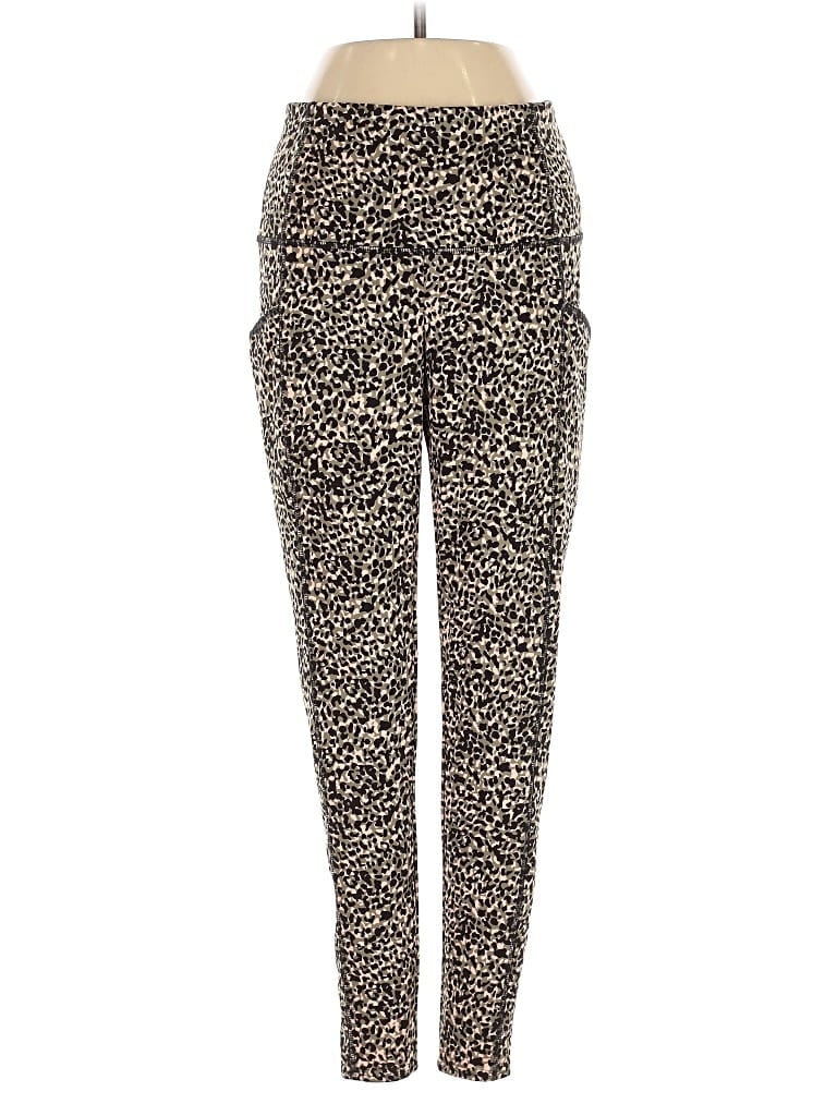 Pre-owned Zenergy By Chico's Casual Pants In Brown