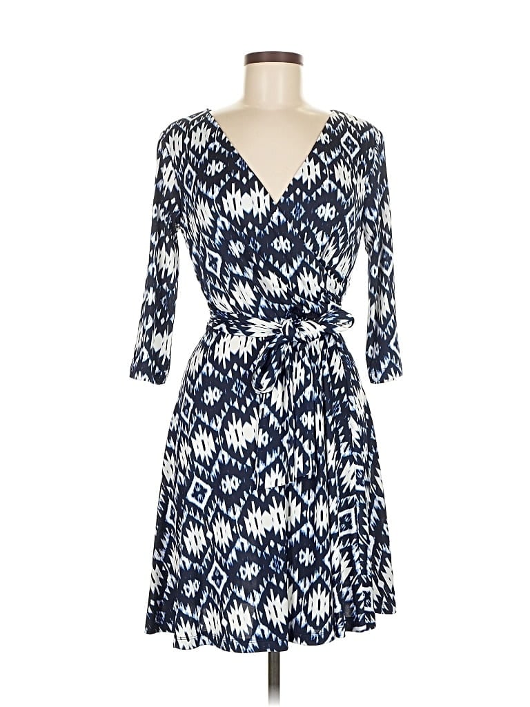 Pre-owned Ab Studio Casual Dress In Blue