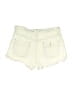Free People 100% Cotton Ivory Denim Shorts Size 27 waist - photo 2