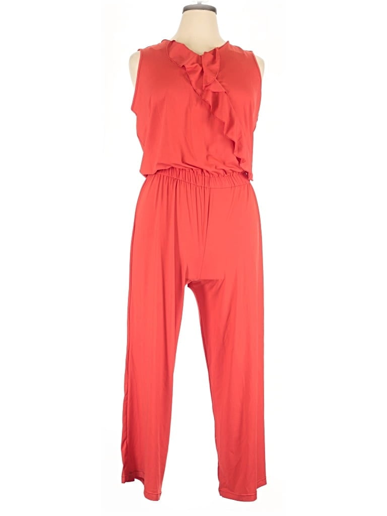 Pre-owned Joan Rivers Jumpsuit In Red