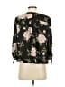Soho 100% Polyester Floral Black 3/4 Sleeve Blouse Size S - photo 2