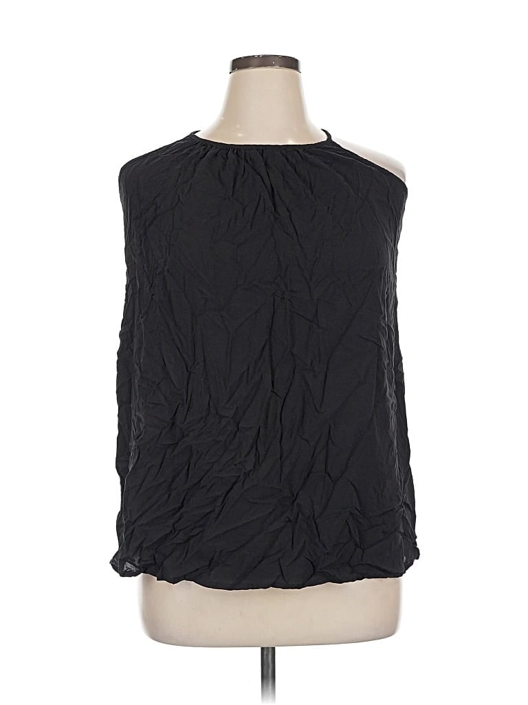 Pre-owned Xhilaration Sleeveless T-shirt In Black