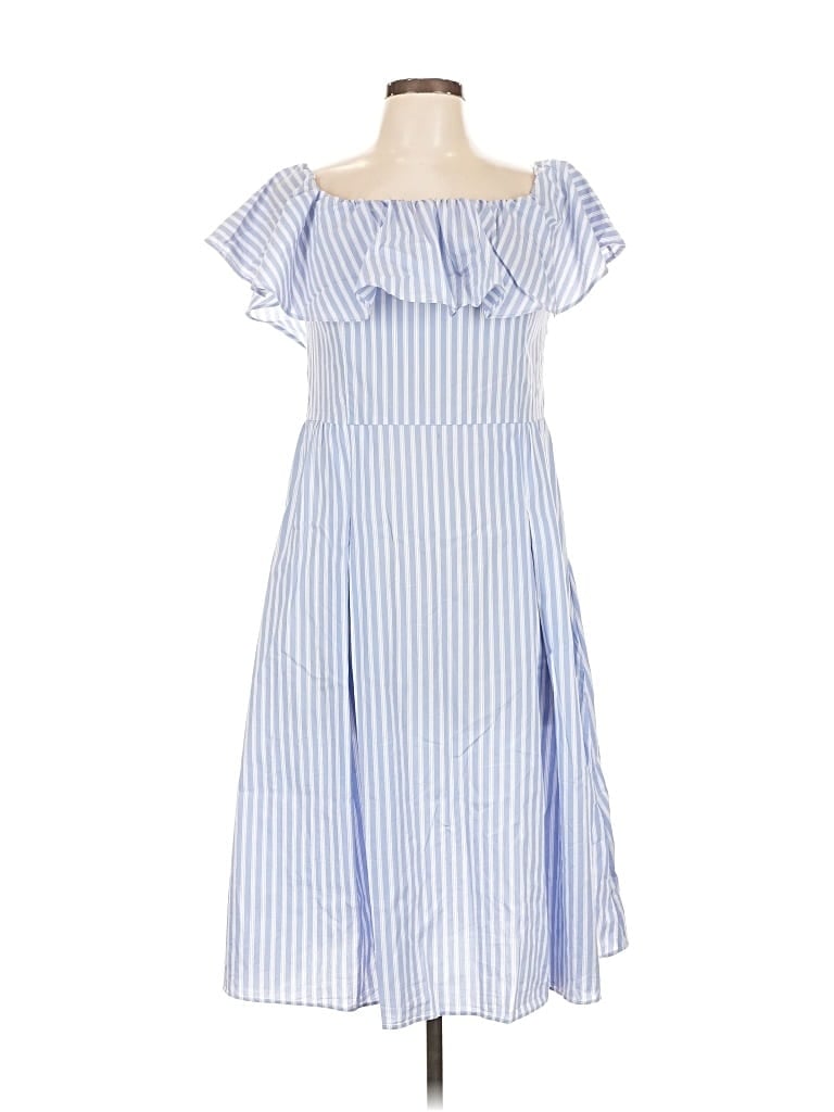 Pre-owned H&m Casual Dress In Blue