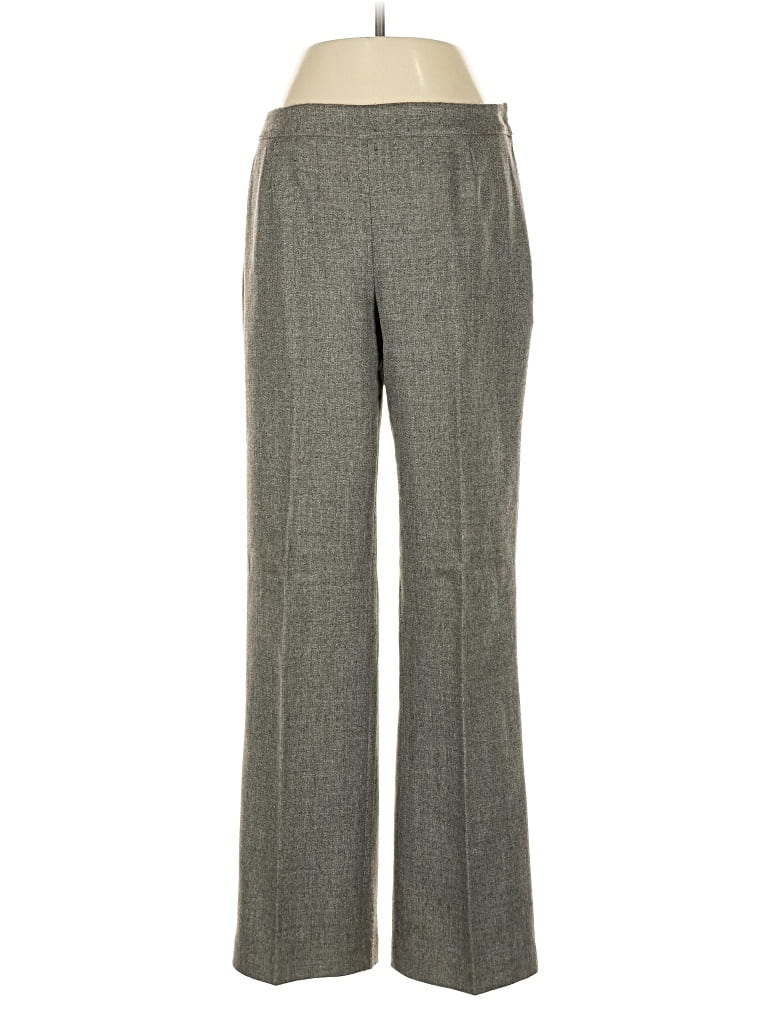 Pre-owned Le Suit Dress Pants In Gray