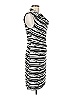 Max Studio Stripes Silver Casual Dress Size M - photo 4