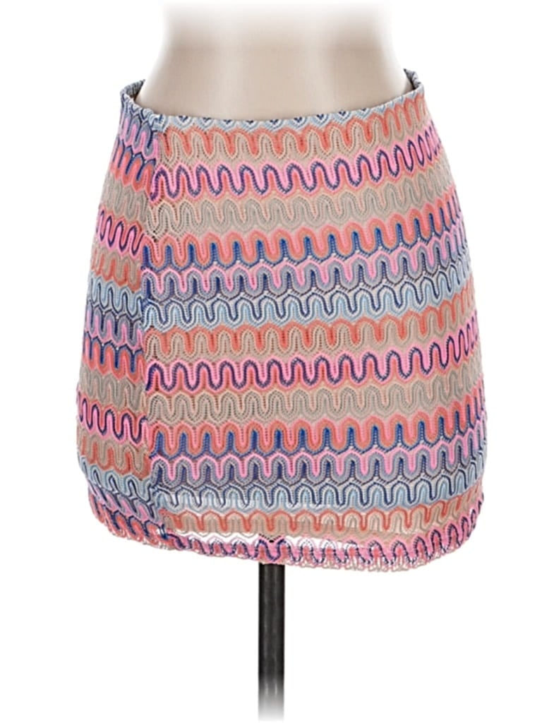Pre-owned Divided By H&m Casual Skirt In Pink