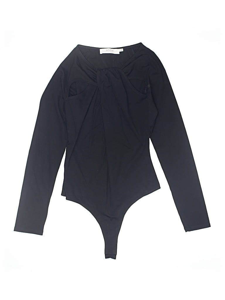 Pre-owned Astr Bodysuit In Black