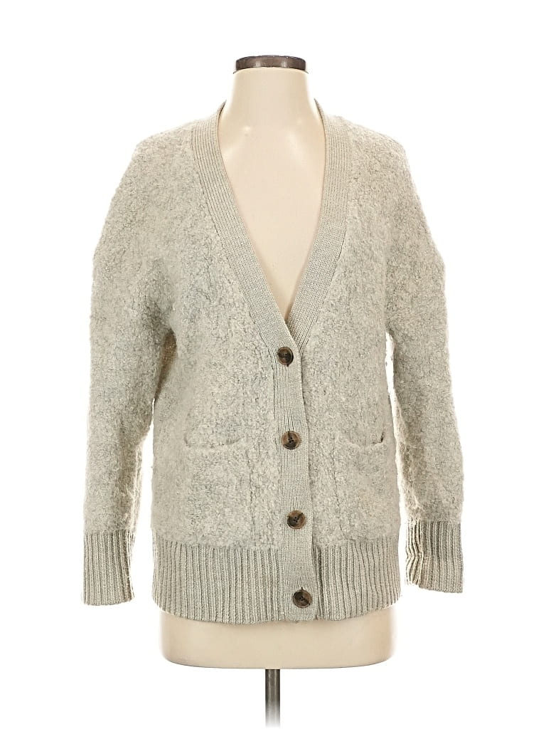 Click to view more detailed imagery on our partner's website Pre-owned Banana Republic Wool Cardigan Sweater In Gray