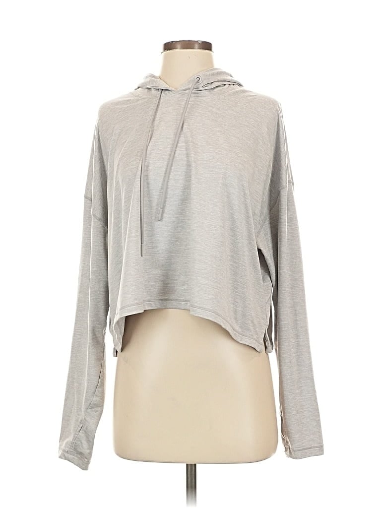 Pre-owned Athleta Sweatshirt In Gray