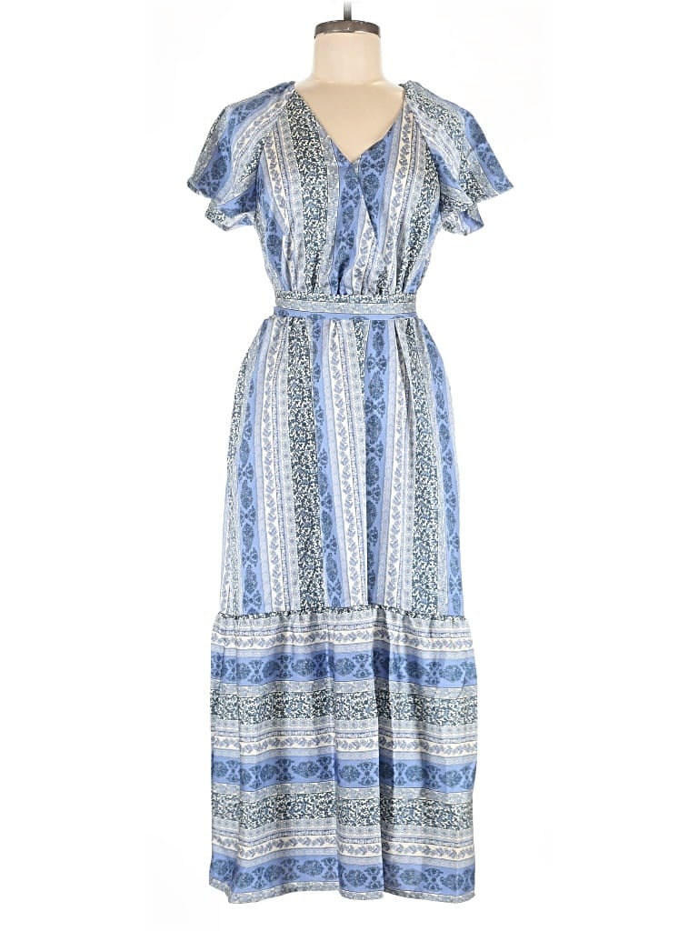 Pre-owned Lucky Brand Romper In Blue