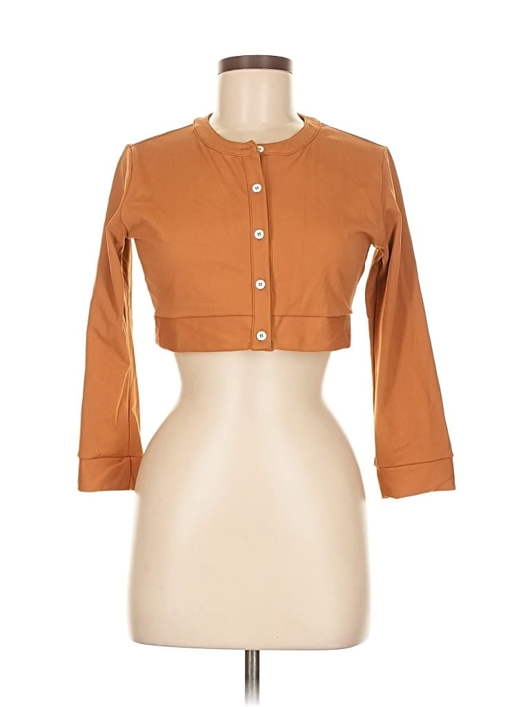 Pre-owned Weworewhat Cardigan Sweater In Brown