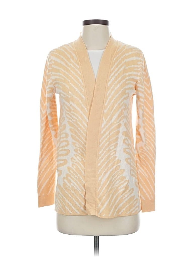 Pre-owned Soft Surroundings Cardigan Sweater In Orange