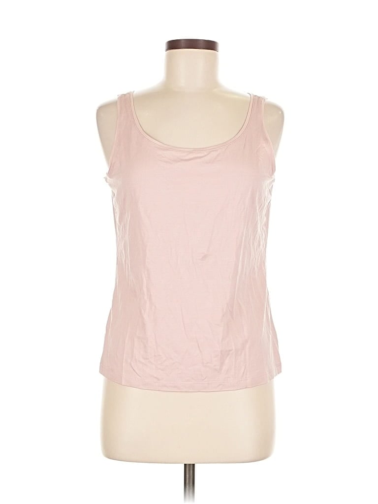 Pre-owned Eileen Fisher Tank Top Pink Strapless Neckline Tops