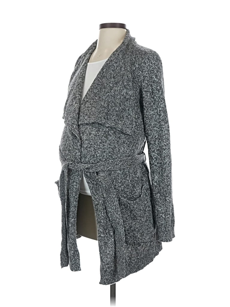 Pre-owned Motherhood Cardigan Sweater In Gray