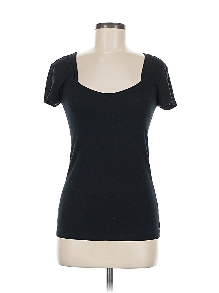 Pre-owned Banana Republic Short Sleeve T-shirt In Black