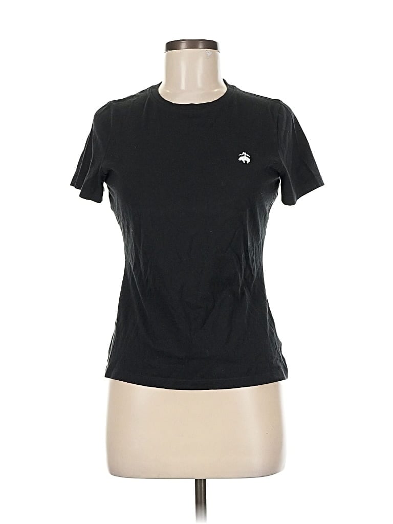 Pre-owned Brooks Brothers 346 Active T-shirt In Black