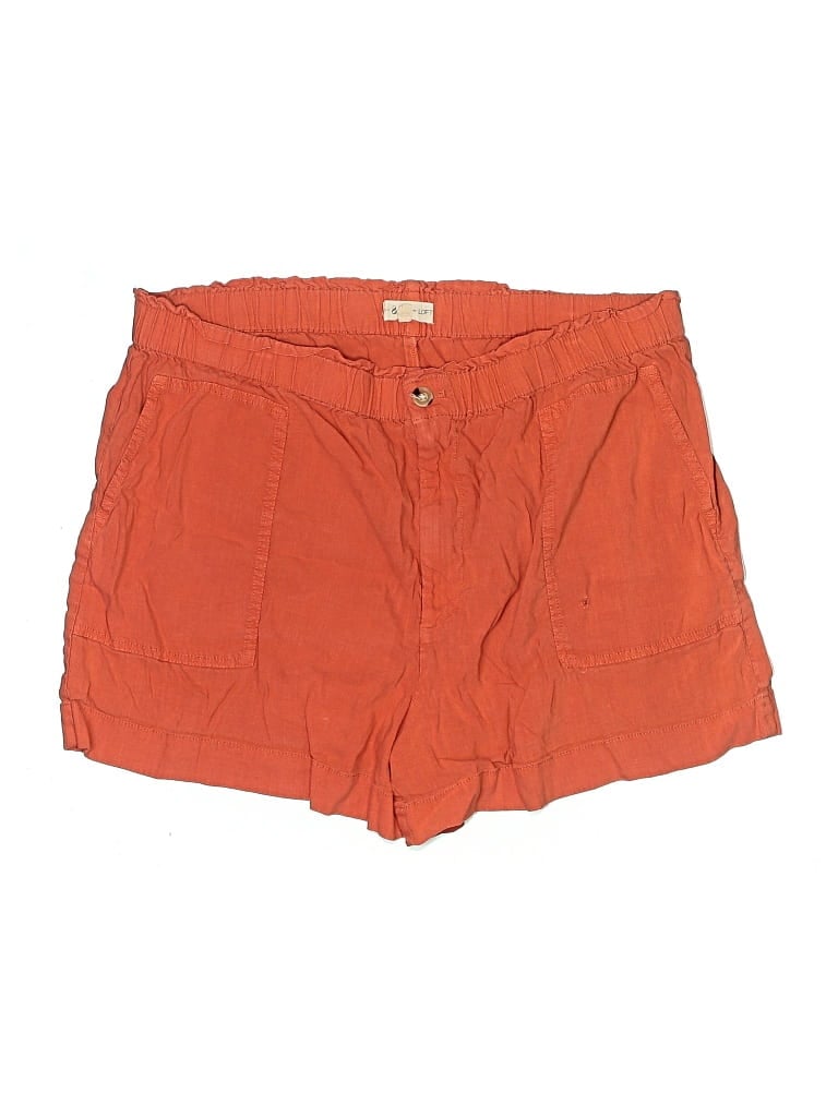 Pre-owned Lou & Grey For Loft Shorts In Orange