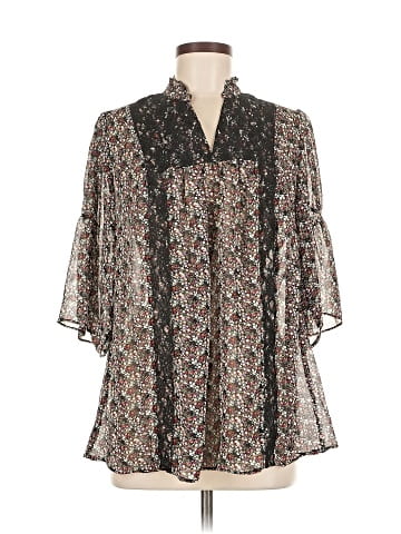 Loop 18 3/4 Sleeve Blouse (view 1)