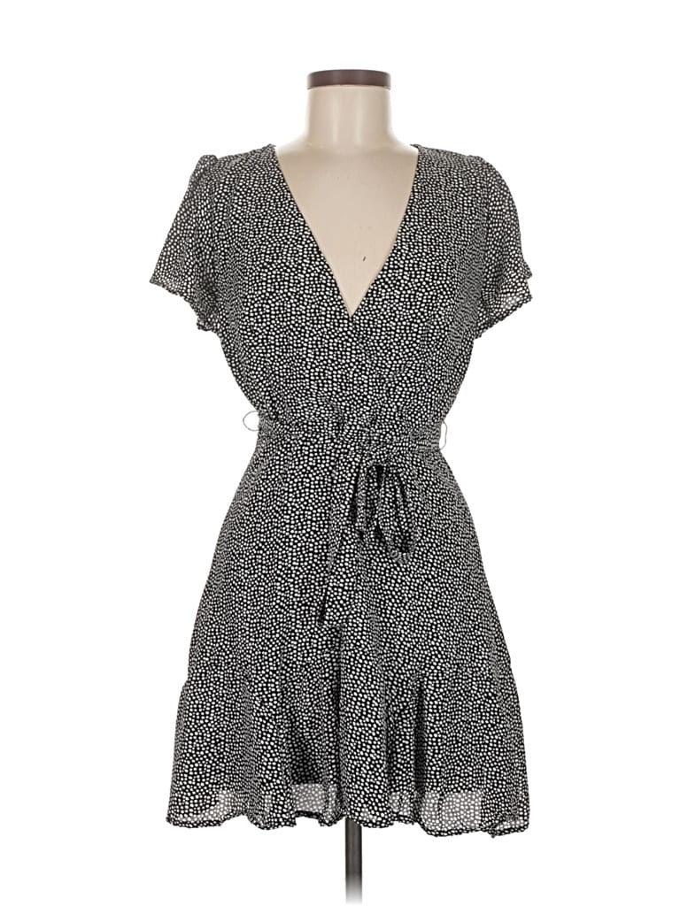 Pre-owned Mi Ami Casual Dress In Gray