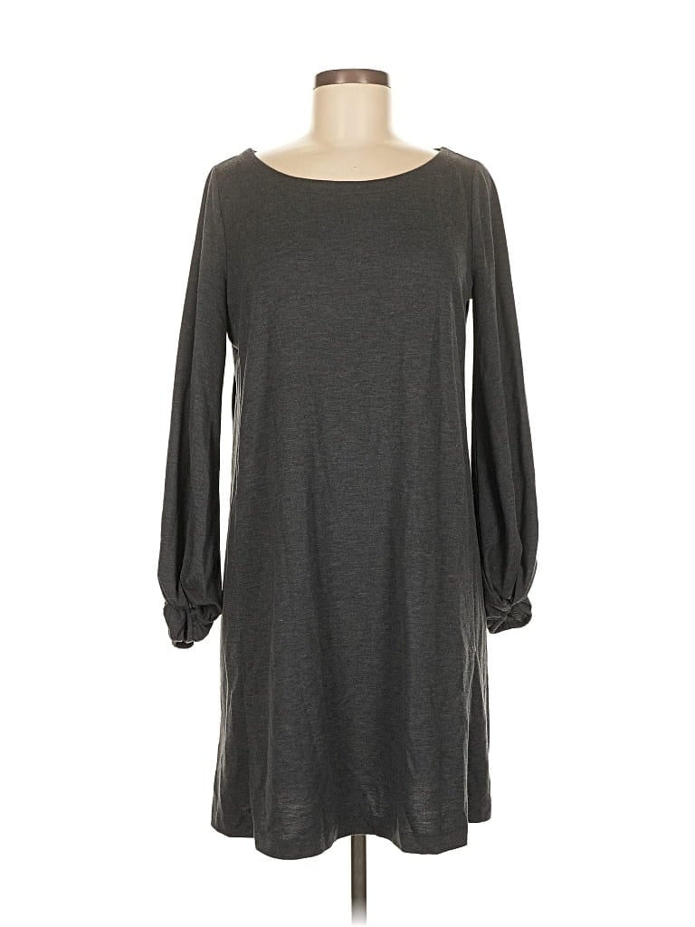 Pre-owned Ann Taylor Loft Casual Dress In Gray