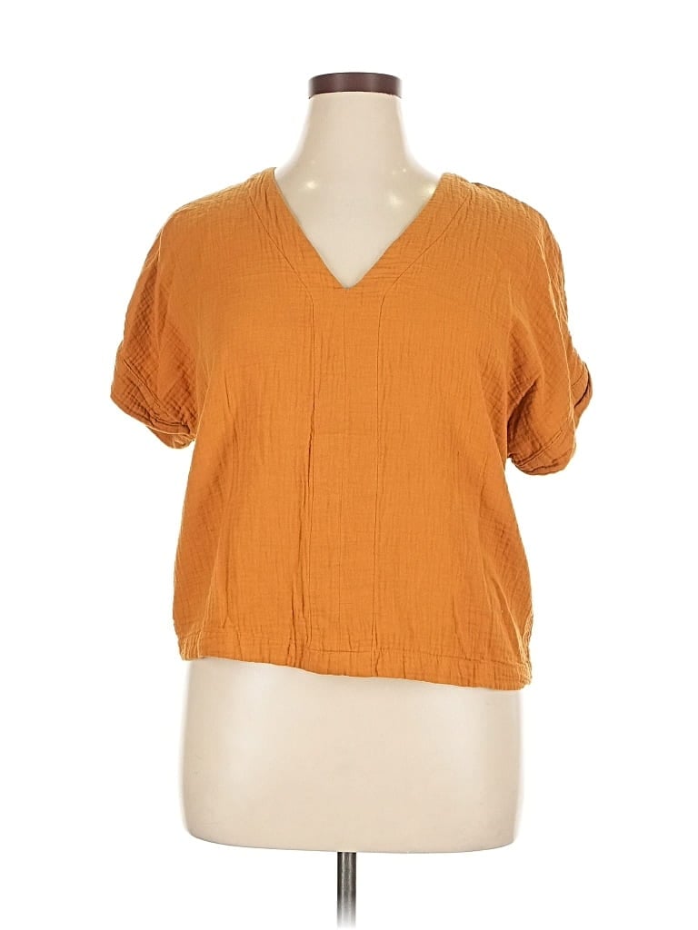 Pre-owned Universal Thread Short Sleeve T-shirt In Orange