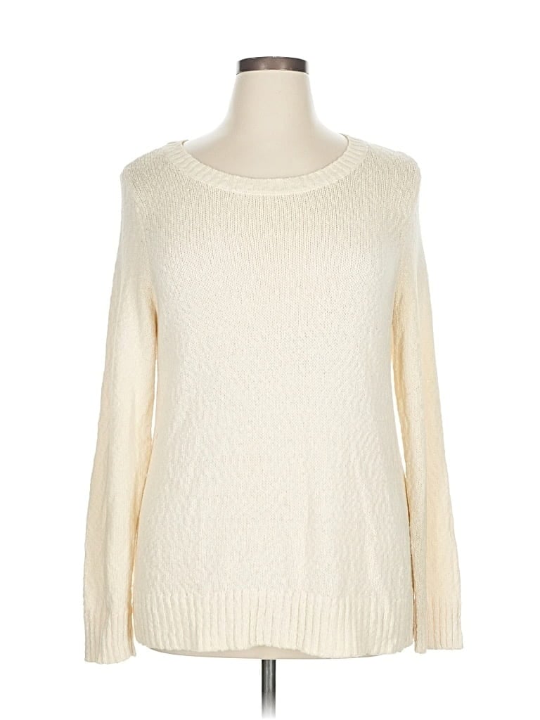 Pre-owned Old Navy Pullover Sweater In White