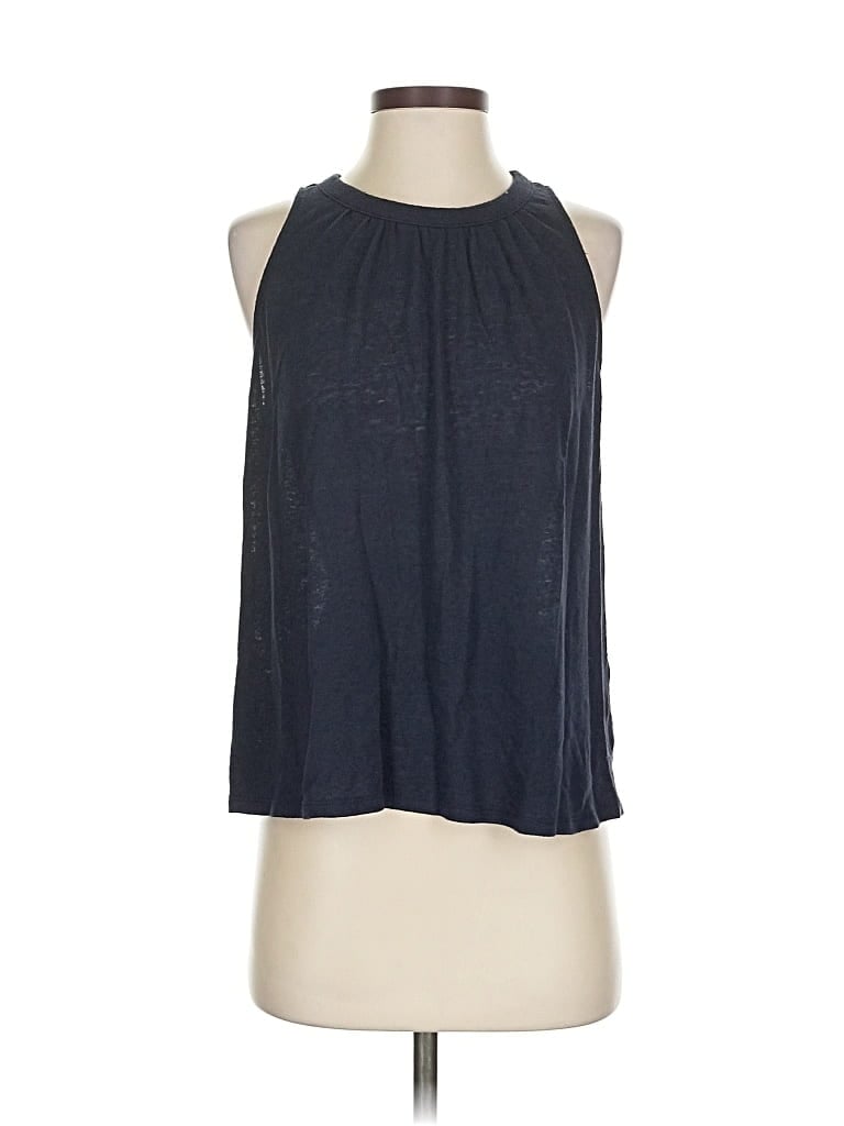Pre-owned Banana Republic Factory Store Sleeveless Blouse In Blue