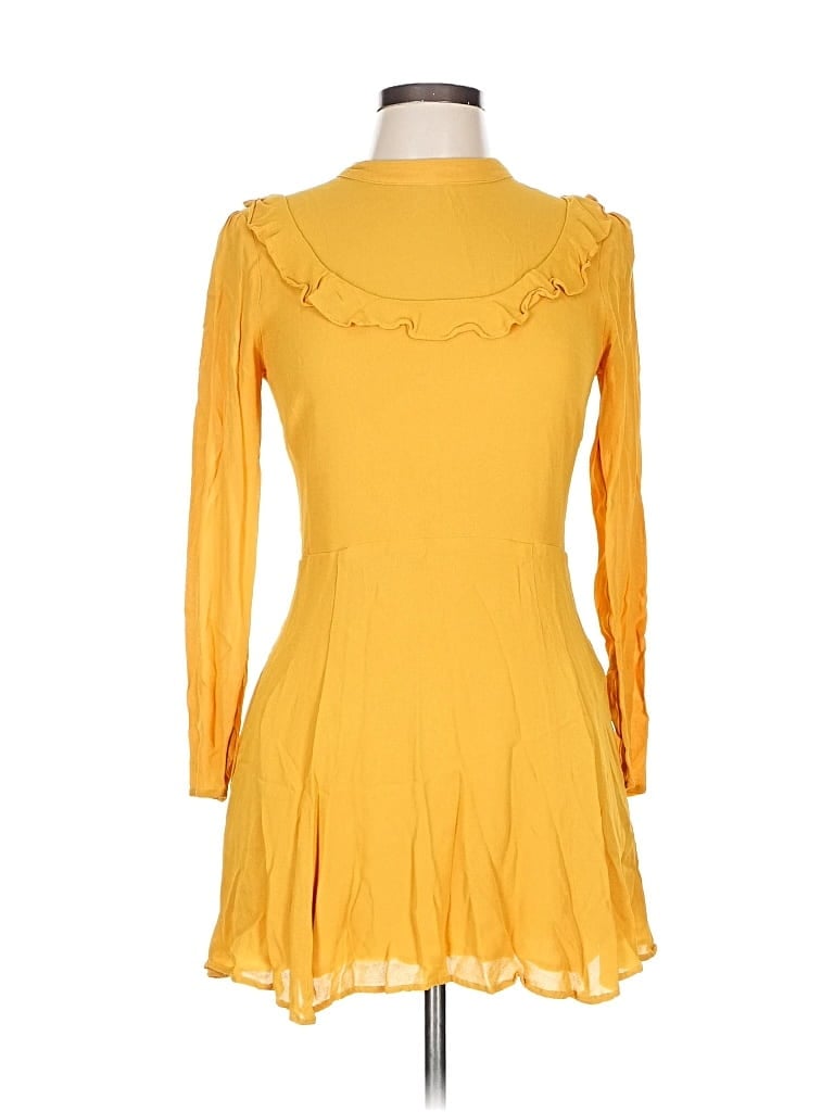 Click to view more detailed imagery on our partner's website Pre-owned Reformation Casual Dress In Yellow