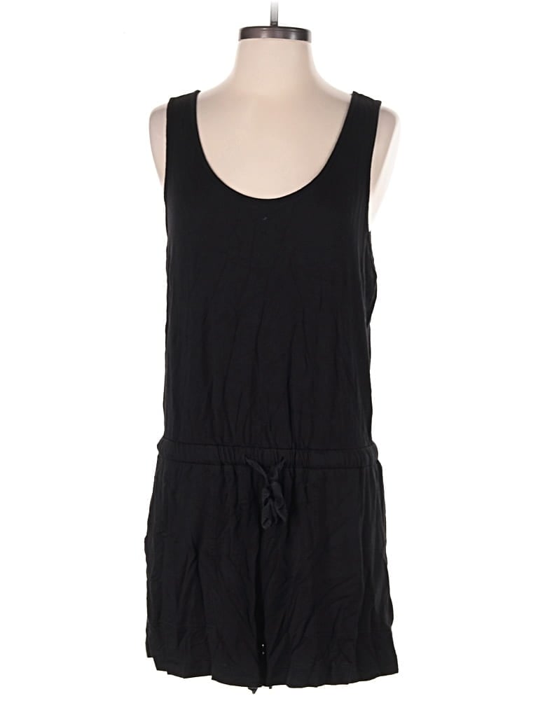 Pre-owned Ann Taylor Loft Outlet Romper In Black