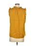 Catherine Malandrino Yellow Sleeveless Blouse Size XS - photo 2