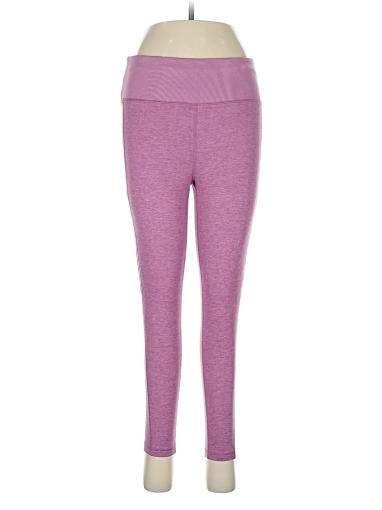 Pre-owned Gap Fit Active Pants In Purple