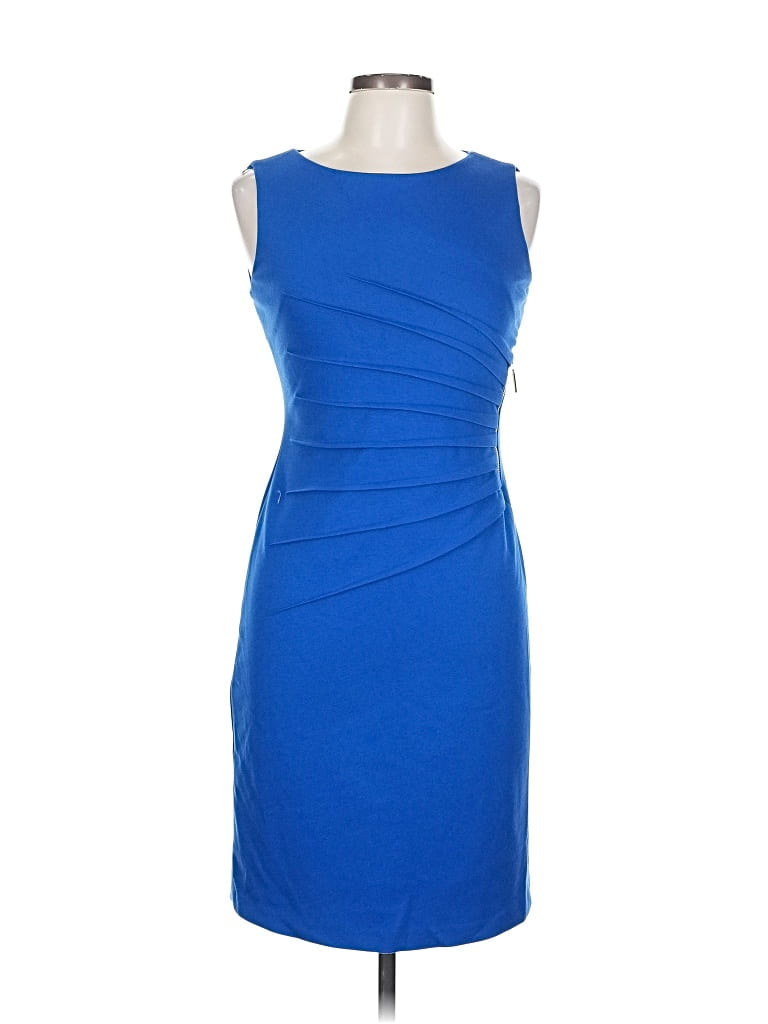 Pre-owned Ivanka Trump Cocktail Dress In Blue