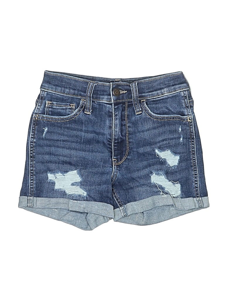 Click to view more detailed imagery on our partner's website Pre-owned Hollister Denim Shorts In Blue