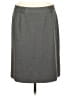 Atelier Chevron-herringbone Gray Casual Skirt Size 10 - photo 1