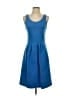 J.Crew Solid Blue Cocktail Dress Size 4 - photo 1