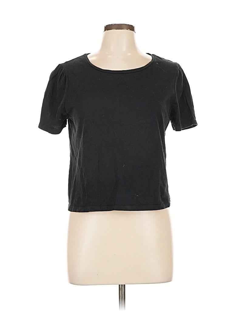 Pre-owned Wild Fable Short Sleeve T-shirt In Black