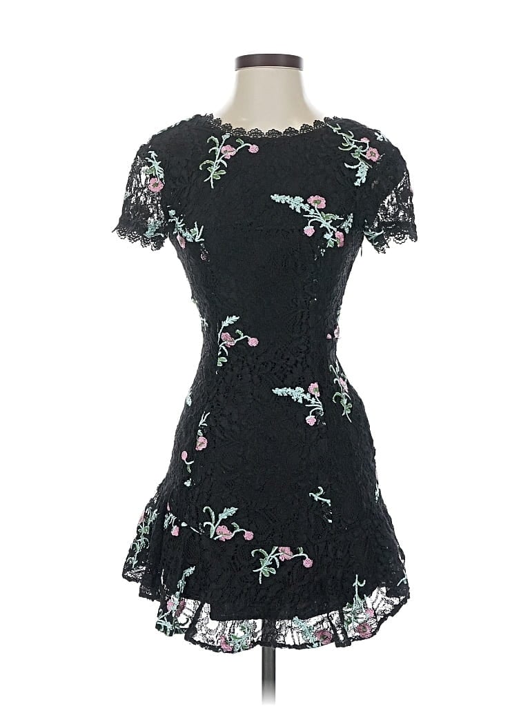 Pre-owned Wayf Cocktail Dress In Black