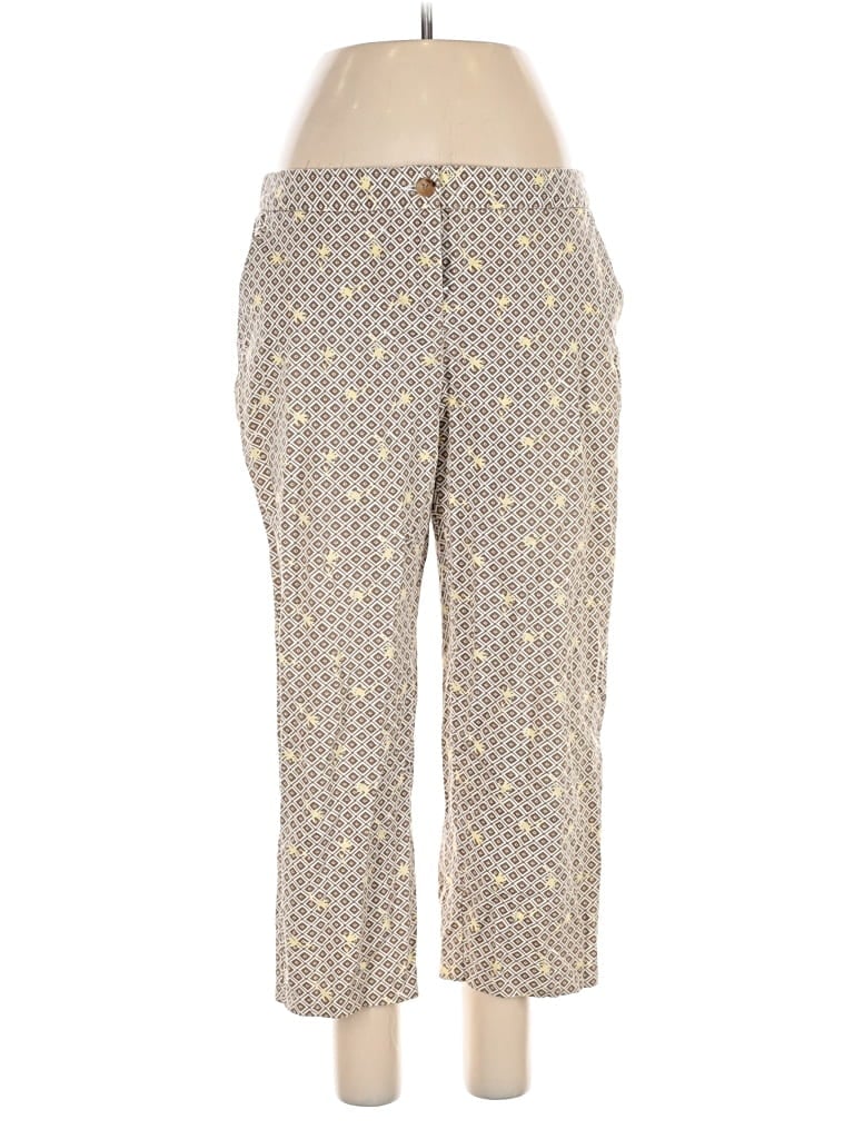 Pre-owned Izod Casual Pants In Gold