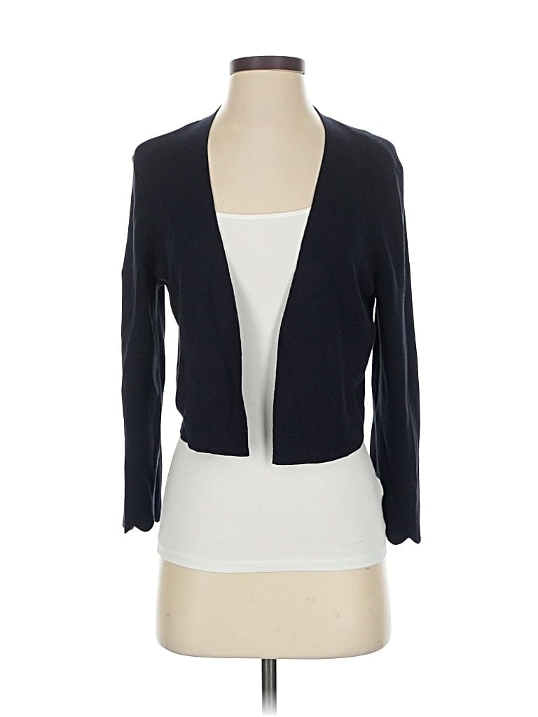 Pre-owned Talbots Cardigan Sweater In Black