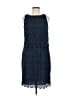 Monsoon 100% Polyester Blue Cocktail Dress Size 8 - photo 1