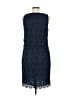 Monsoon 100% Polyester Blue Cocktail Dress Size 8 - photo 2