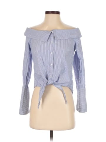 Romeo & Juliet Couture Long Sleeve Blouse (view 1)