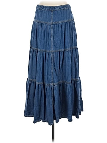 Cider Denim Skirt (view 2)