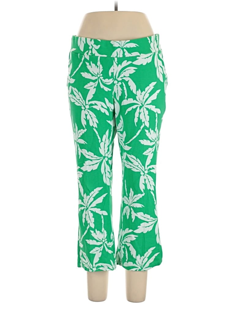 Pre-owned Belle By Kim Gravel Casual Pants In Green