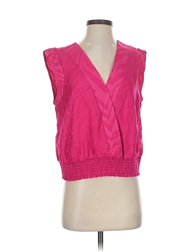 Click to view more detailed imagery on our partner's website Pre-owned Marc New York Sleeveless Blouse In Pink