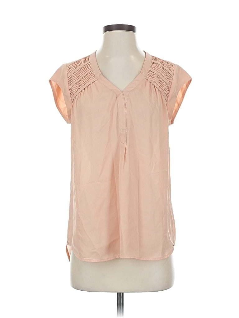 Pre-owned Daniel Rainn Short Sleeve Blouse In Pink