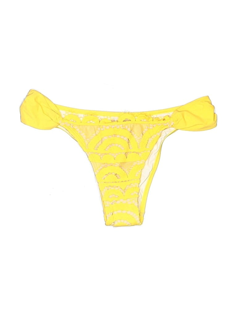 PILYQ Pre-owned Swimsuit Bottoms In Yellow