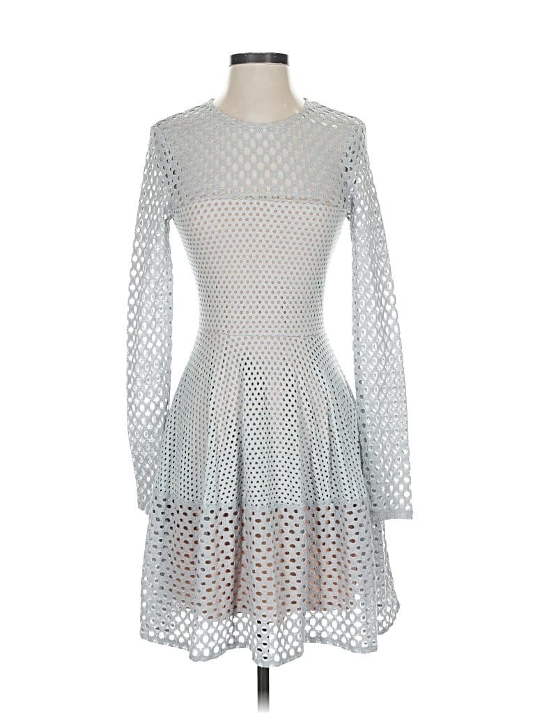 Pre-owned Bcbgmaxazria Cocktail Dress In Gray